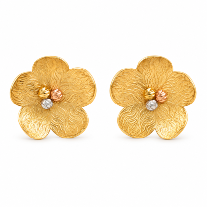 Luxury 18K Gold Statement Earrings