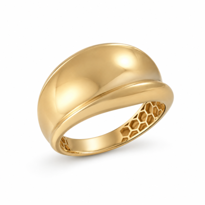 DOME-Sculpted Band Ring