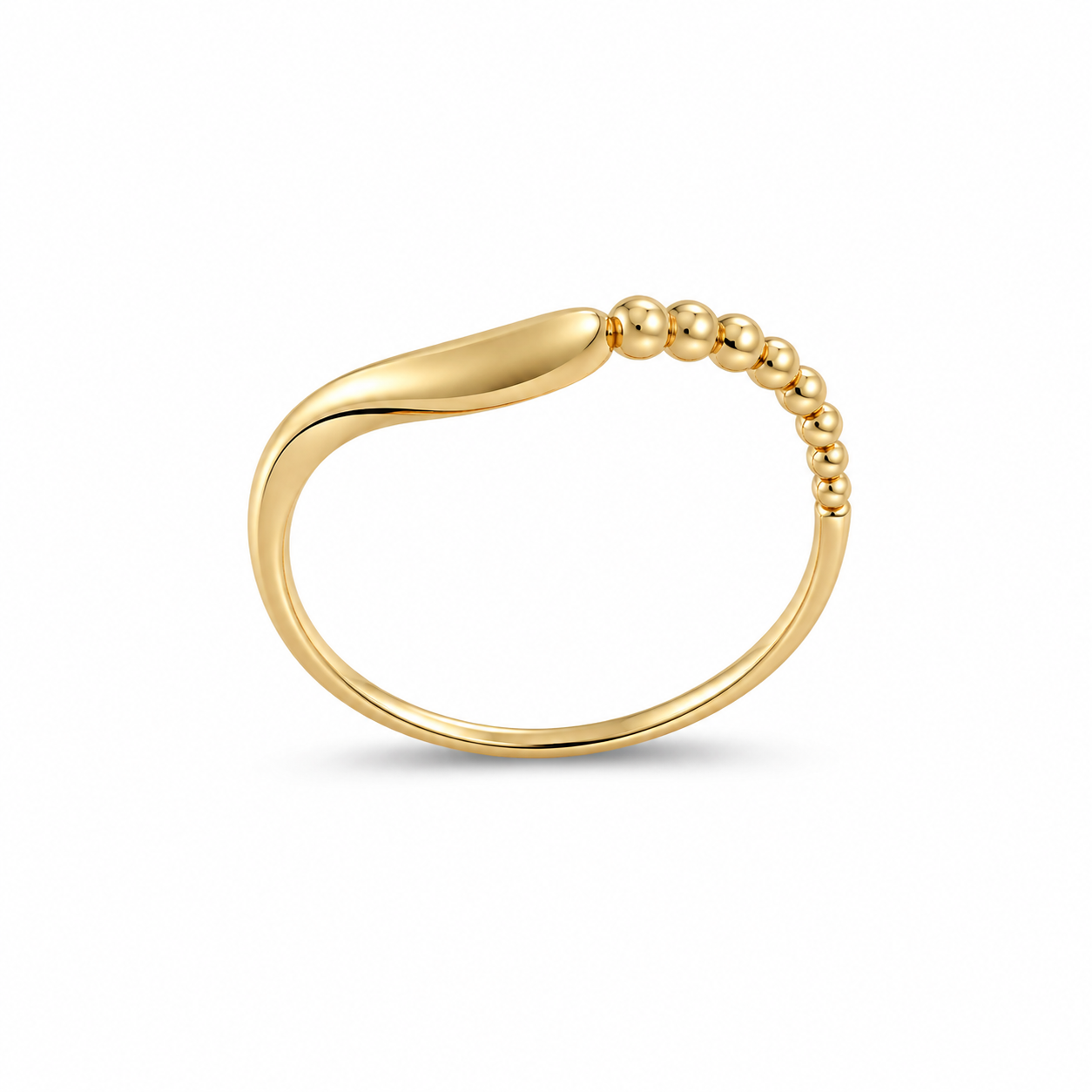 TRACE-Beaded Ring