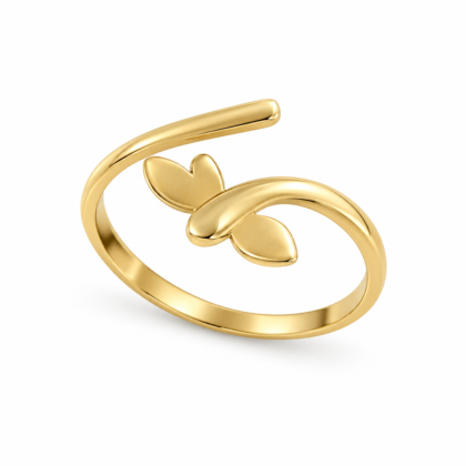 FLUTTER- Butterfly Open Ring