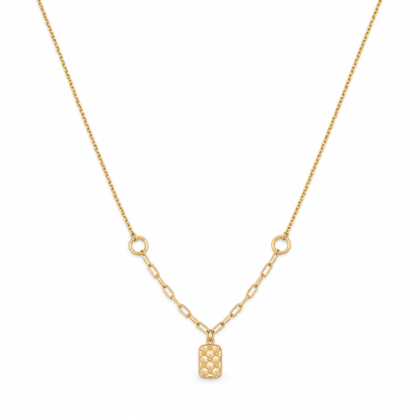 Elegant 18k Gold Pendant Necklace