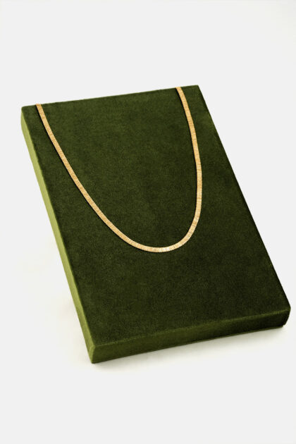 Premium 18k Gold Flat Disc Necklace
