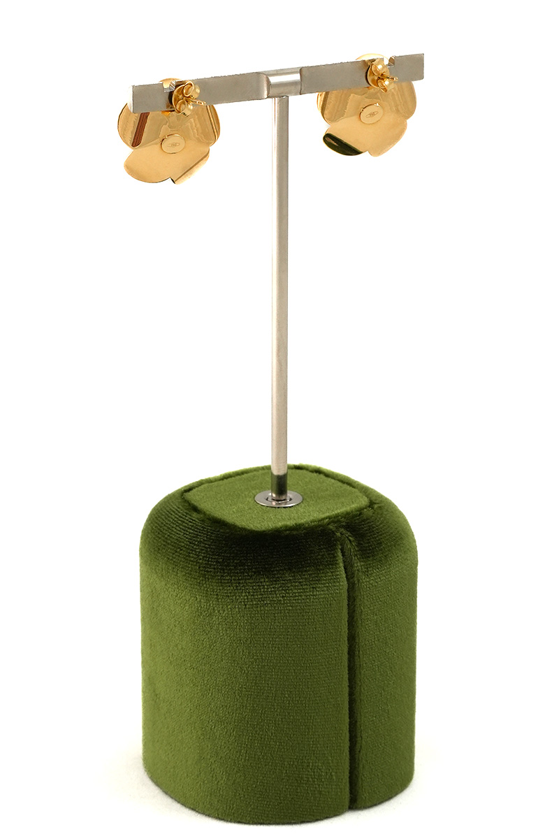 Luxury 18K Gold Statement Earrings - Image 3