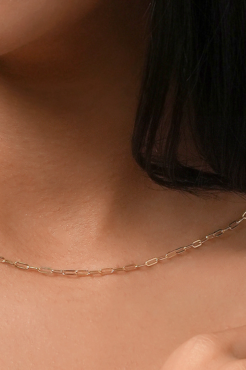 Italian 18k Gold Chain Necklace - Image 2