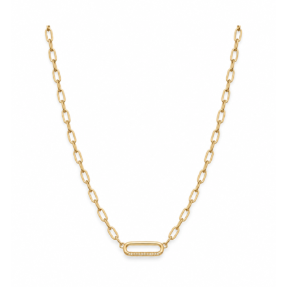 Luxury Geometric Gold Chain Necklace